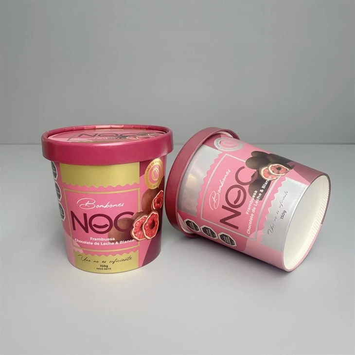 12oz Ice Cream Paper Cups With UV Printing