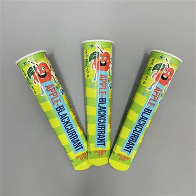 Apdrukāta Calippo caurule ar alumīnija folijas vāku