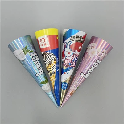 Vafeļu konusa papīra uzmavas mobilajiem pārdevējiem